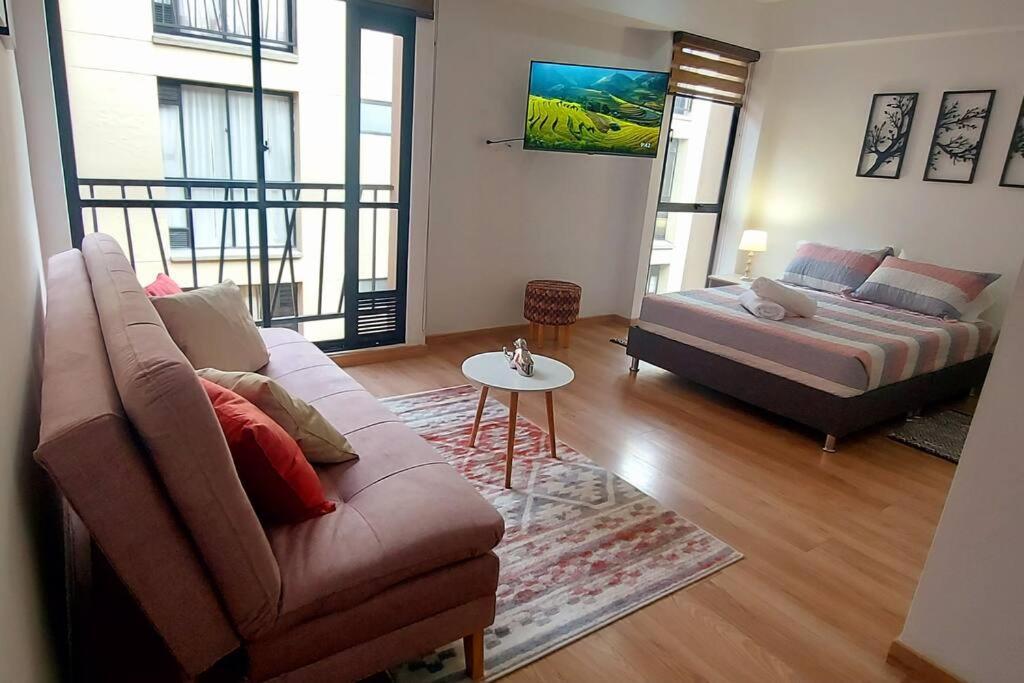 Grandioso Apartaestudio La Candelaria Bogotá Exteriör bild