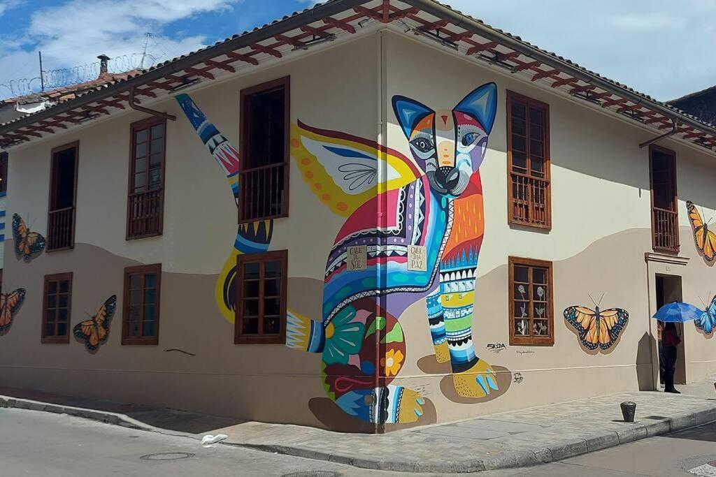 Grandioso Apartaestudio La Candelaria Bogotá Exteriör bild